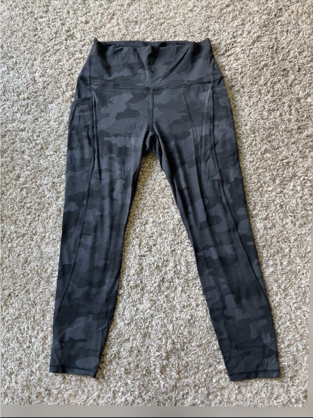 lululemon athletica Black Camo High-Rise Leggings